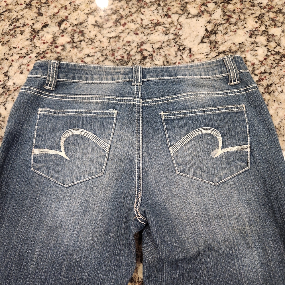 Vintage Bongo Jeans Womens Size 9 Juniors Blue Denim Low Rise 90s